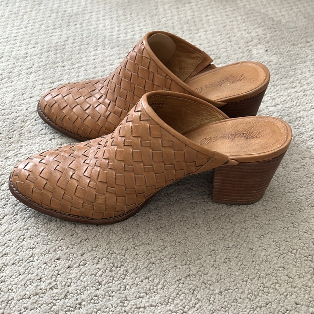Madewell Woven Leather Mules